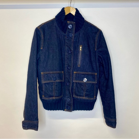 Ralph Lauren Jackets & Blazers - Ralph Lauren quilted denim bomber jacket
